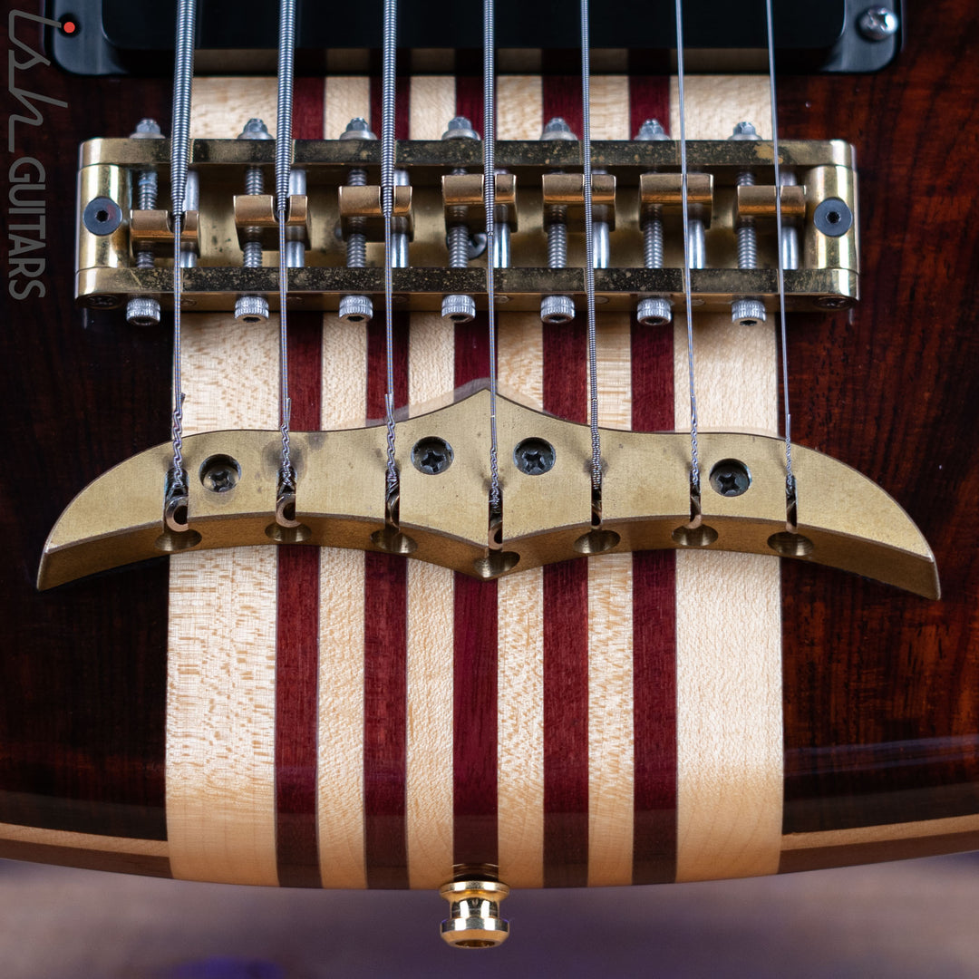 2000 Alembic Spoiler 7-String Bass Lined Fretless Natural