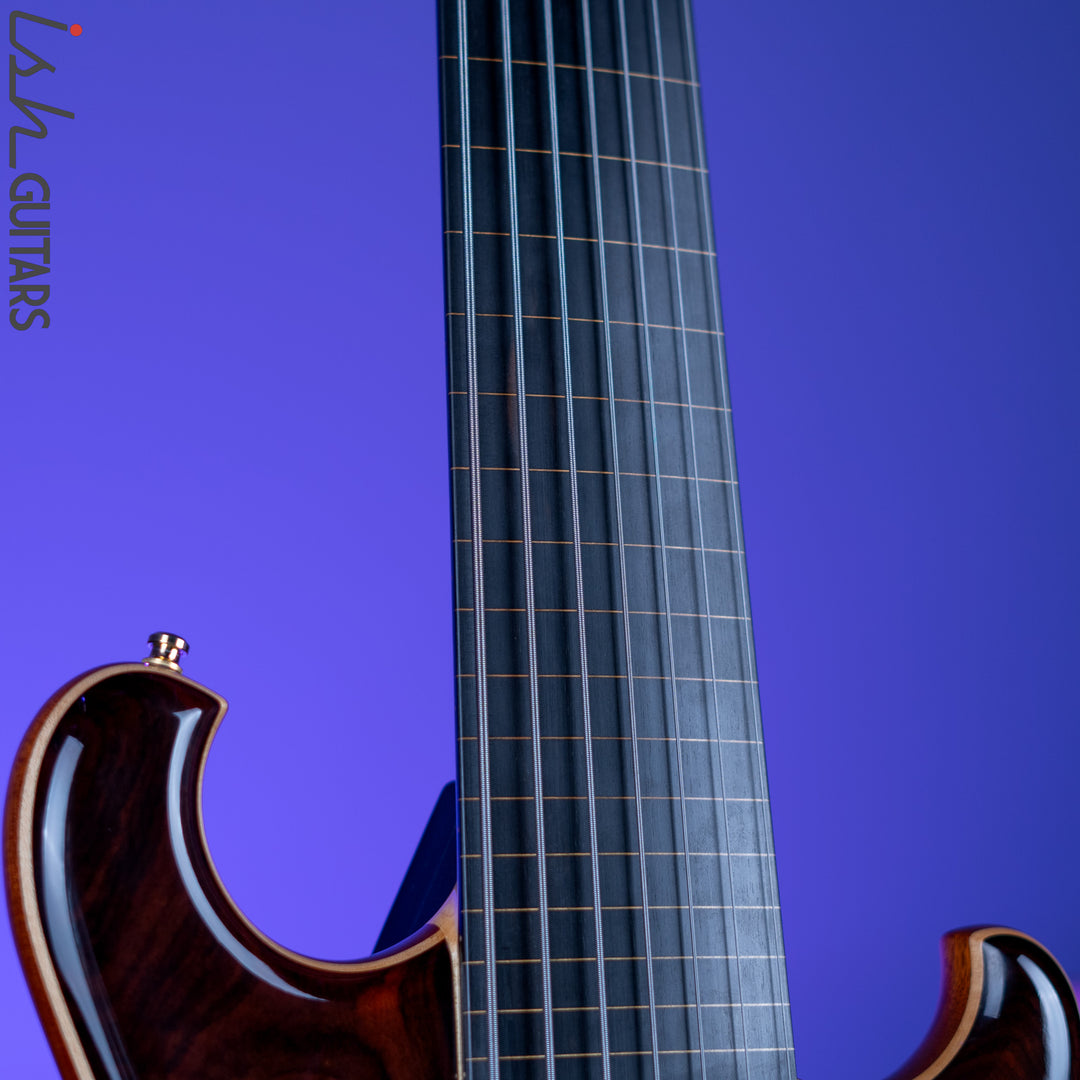 2000 Alembic Spoiler 7-String Bass Lined Fretless Natural