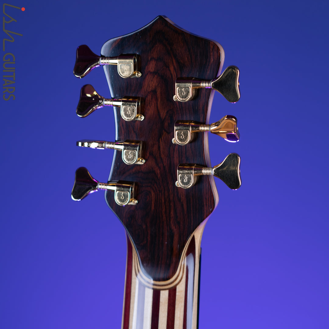 2000 Alembic Spoiler 7-String Bass Lined Fretless Natural