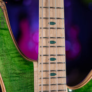 Ibanez Premium SR4FMDX 4-String Bass Emerald Green Low Gloss Demo