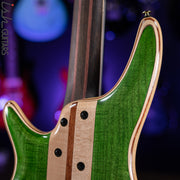 Ibanez Premium SR4FMDX 4-String Bass Emerald Green Low Gloss Demo