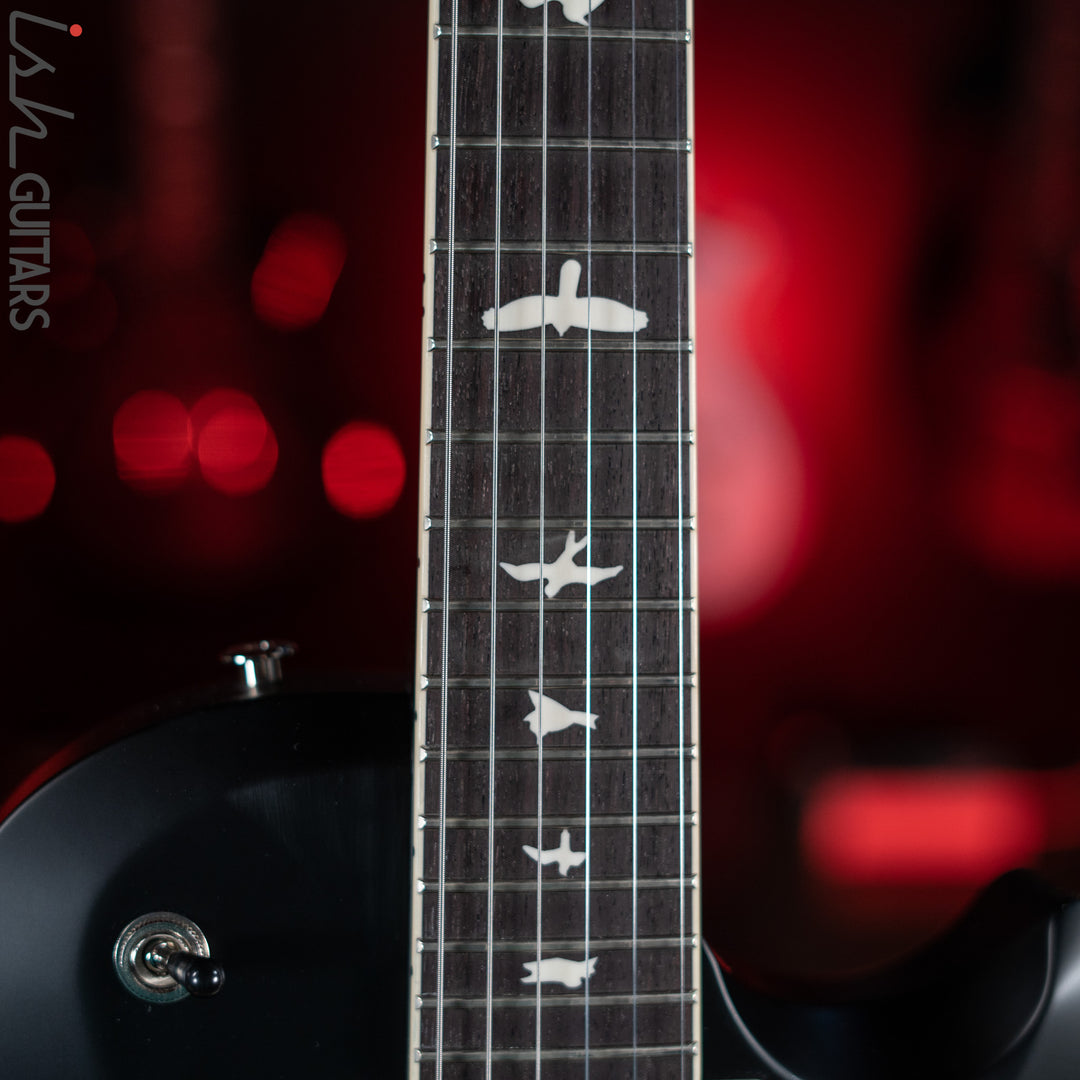 PRS S2 Singlecut McCarty 594 Metallic Blue w/ Black Wrap Burst Satin