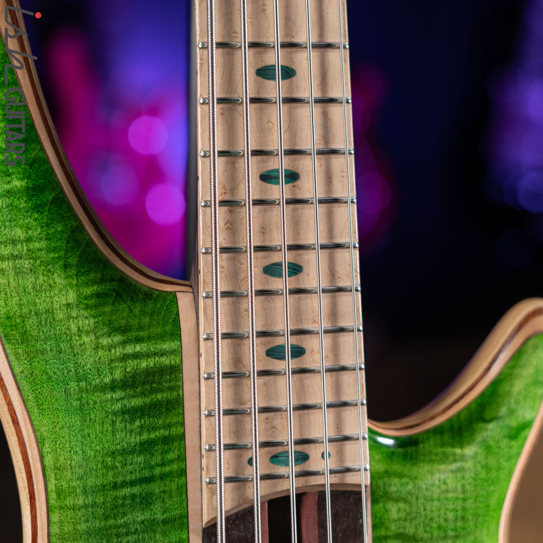 Ibanez Premium SR5FMDX Bass Emerald Green Low Gloss Demo