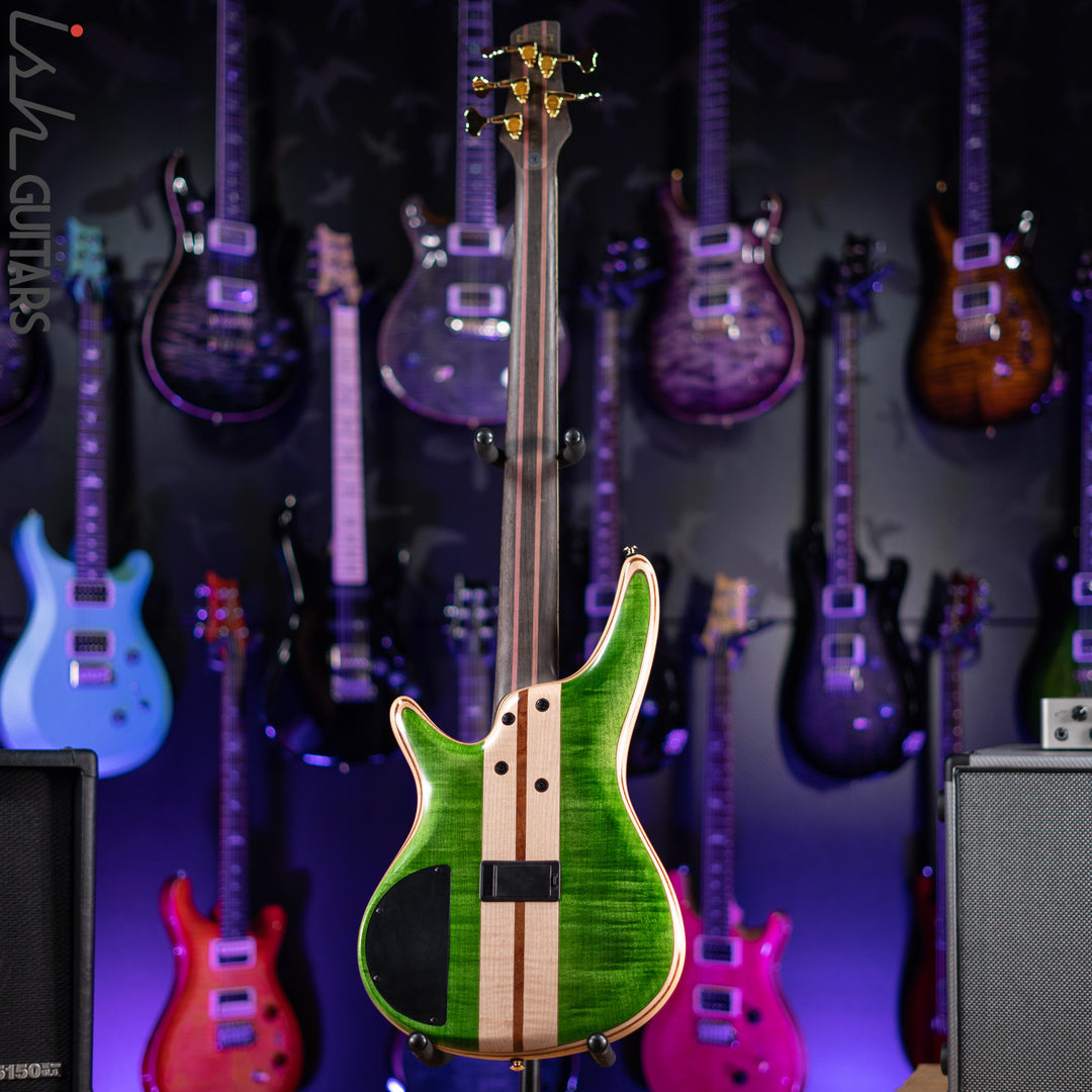 Ibanez Premium SR5FMDX Bass Emerald Green Low Gloss Demo
