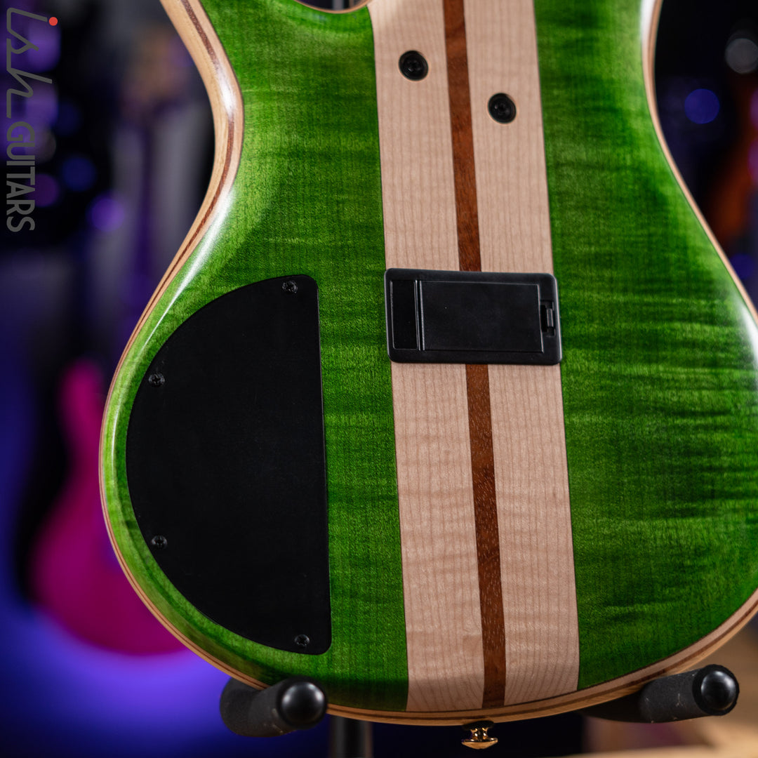Ibanez Premium SR5FMDX Bass Emerald Green Low Gloss Demo