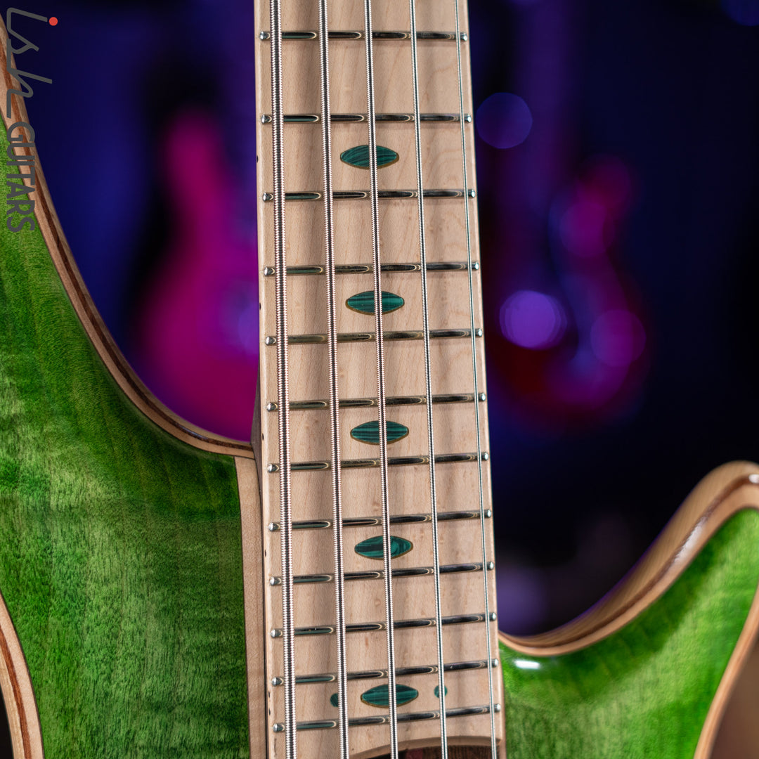 Ibanez Premium SR5FMDX Bass Emerald Green Low Gloss Demo