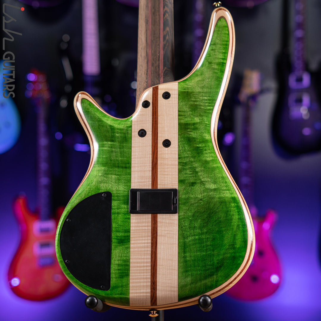 Ibanez Premium SR5FMDX Bass Emerald Green Low Gloss Demo