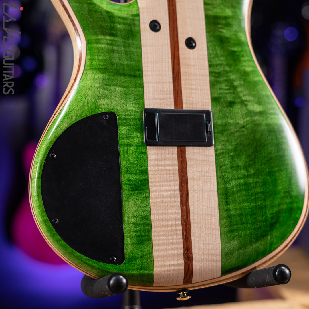 Ibanez Premium SR5FMDX Bass Emerald Green Low Gloss Demo