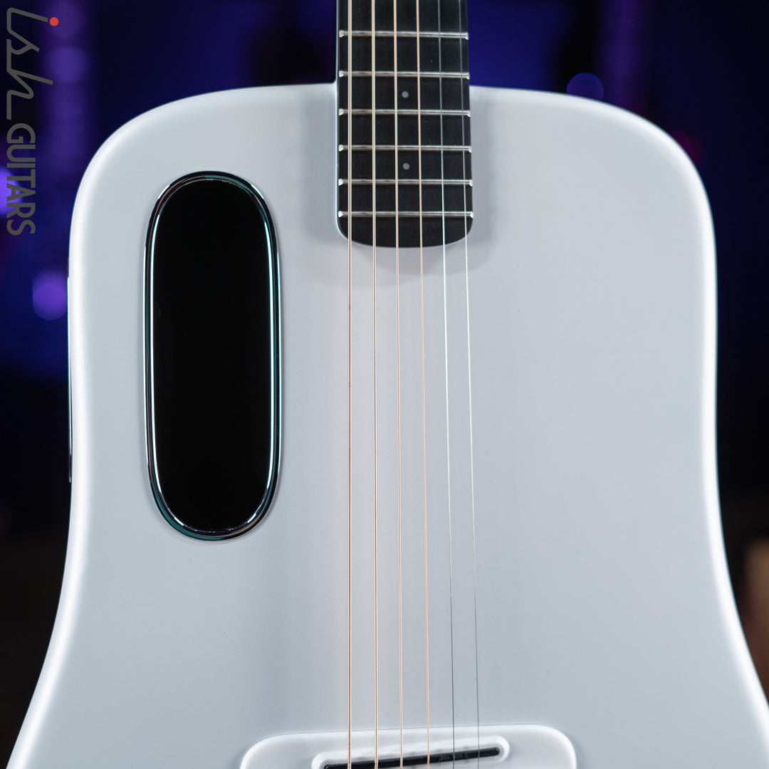 Lava Music Lava Me 3 Smart Acoustic Guitar 36” White w/ Space Bag