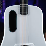 Lava Music Lava Me 3 Smart Acoustic Guitar 36” White w/ Space Bag