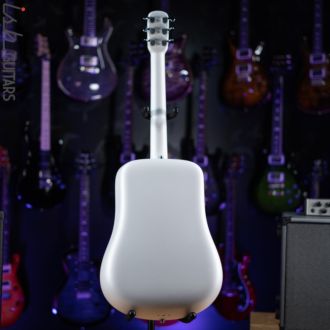 Lava Music Lava Me 3 Smart Acoustic Guitar 38" White w/ Space Bag