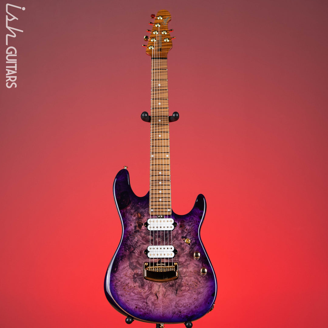Ernie Ball Music Man Jason Richardson Cutlass Signature HH 7-String Electric Guitar Majora Purple