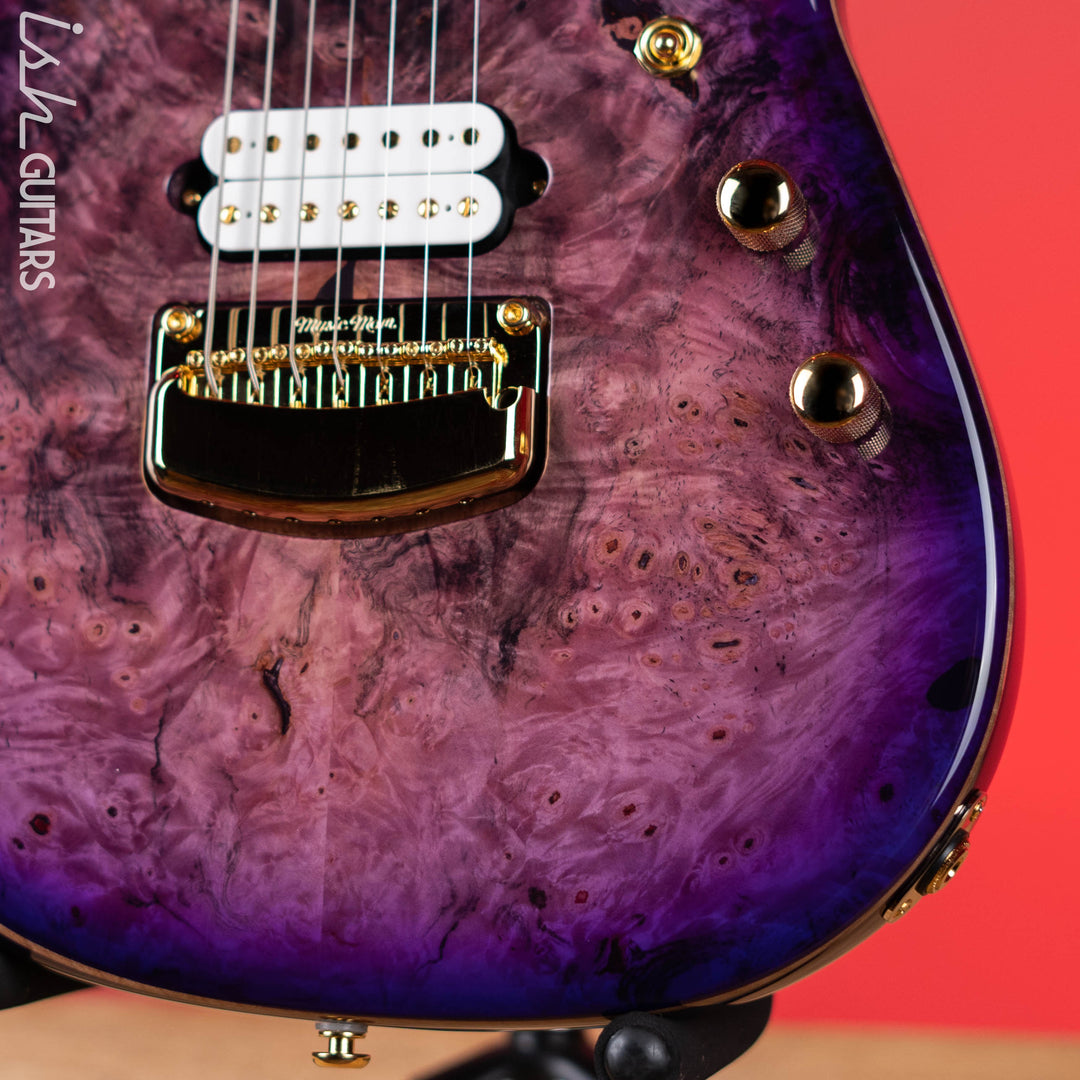 Ernie Ball Music Man Jason Richardson Cutlass Signature HH 7-String Electric Guitar Majora Purple