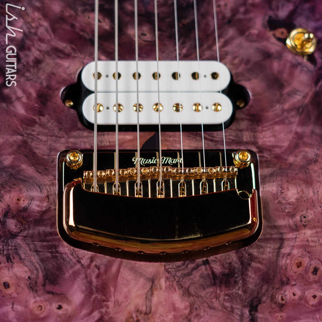 Ernie Ball Music Man Jason Richardson Cutlass Signature HH 7-String Electric Guitar Majora Purple