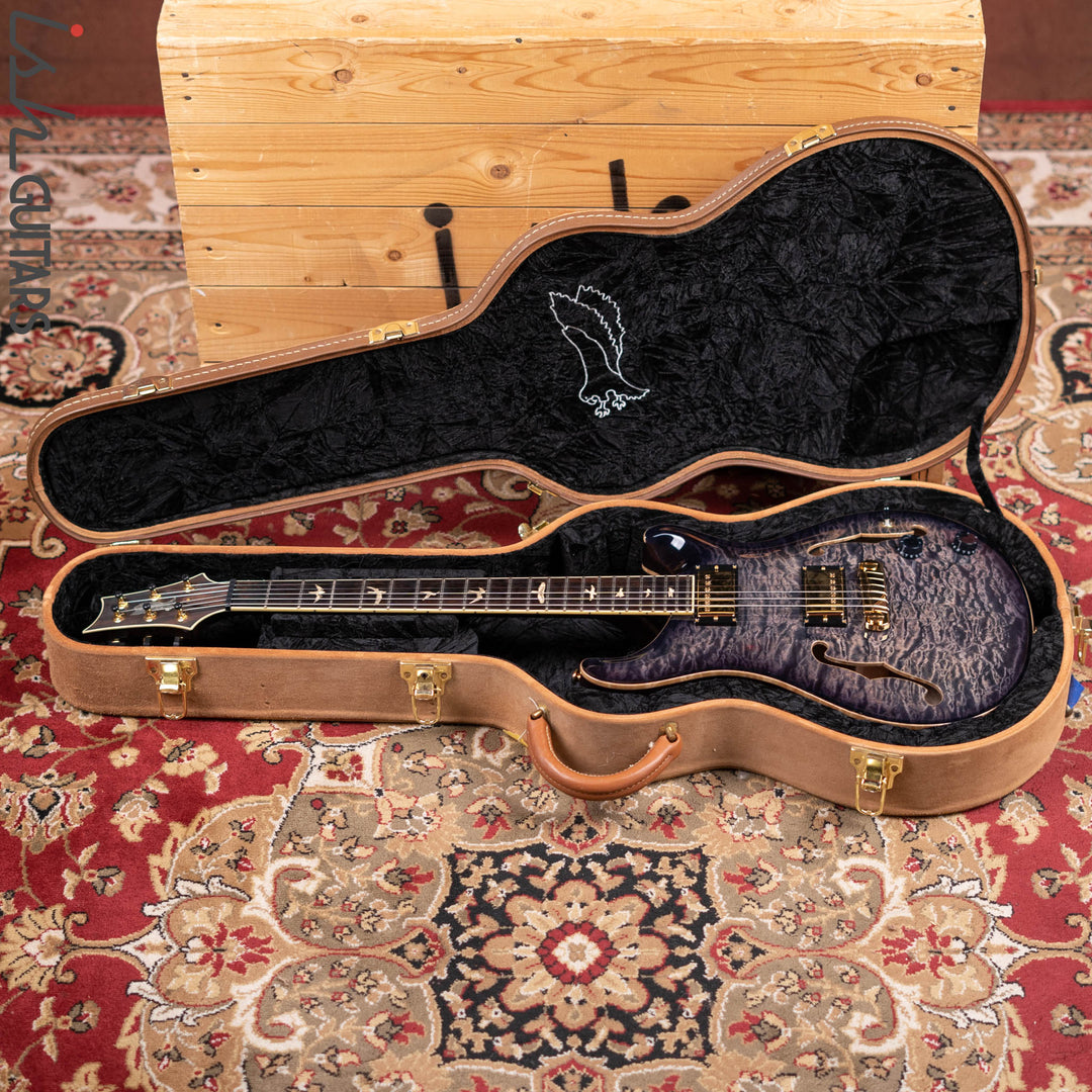 2004 PRS Private Stock Hollowbody II Purple Mist Smoked Burst