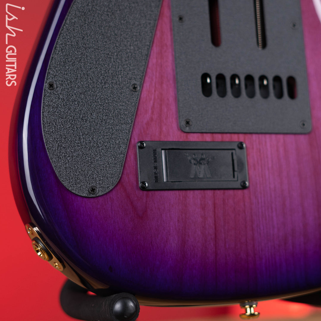 Ernie Ball Music Man Jason Richardson Cutlass Signature HH 7-String Electric Guitar Majora Purple