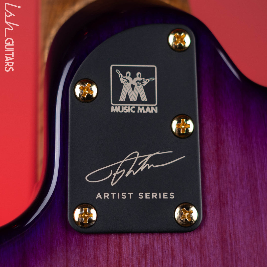 Ernie Ball Music Man Jason Richardson Cutlass Signature HH 7-String Electric Guitar Majora Purple