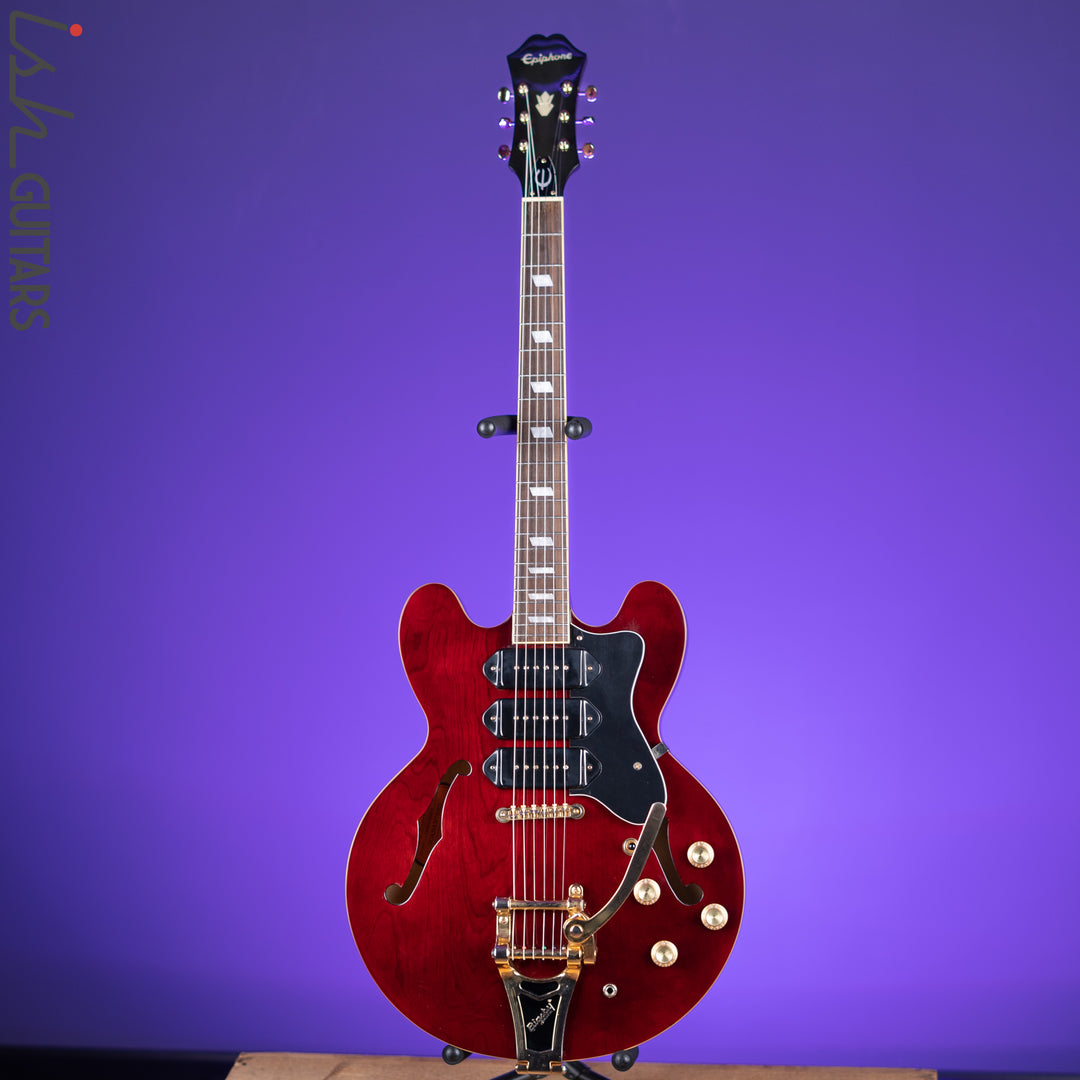 2016 Epiphone Riviera P-93 Wine Red