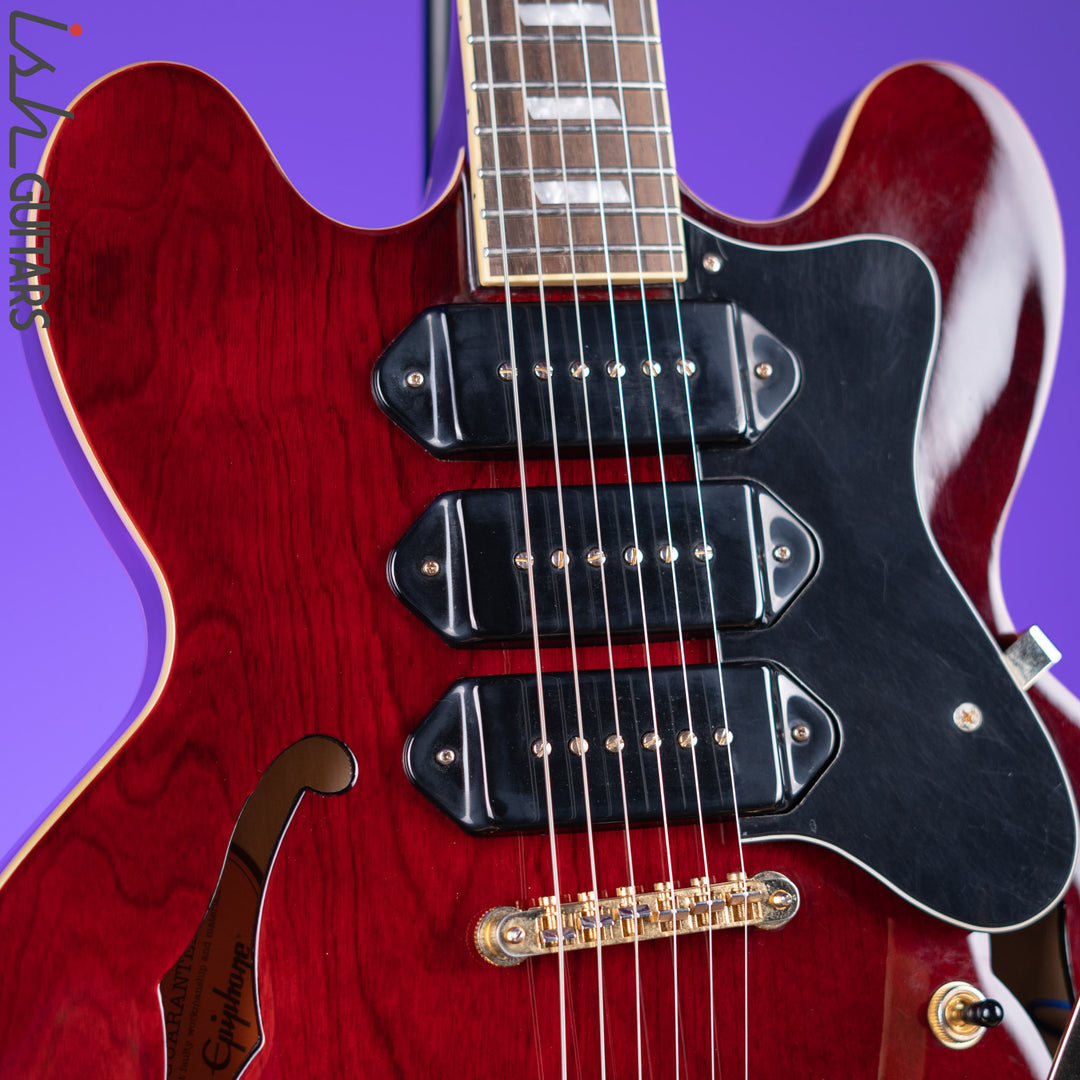 2016 Epiphone Riviera P-93 Wine Red