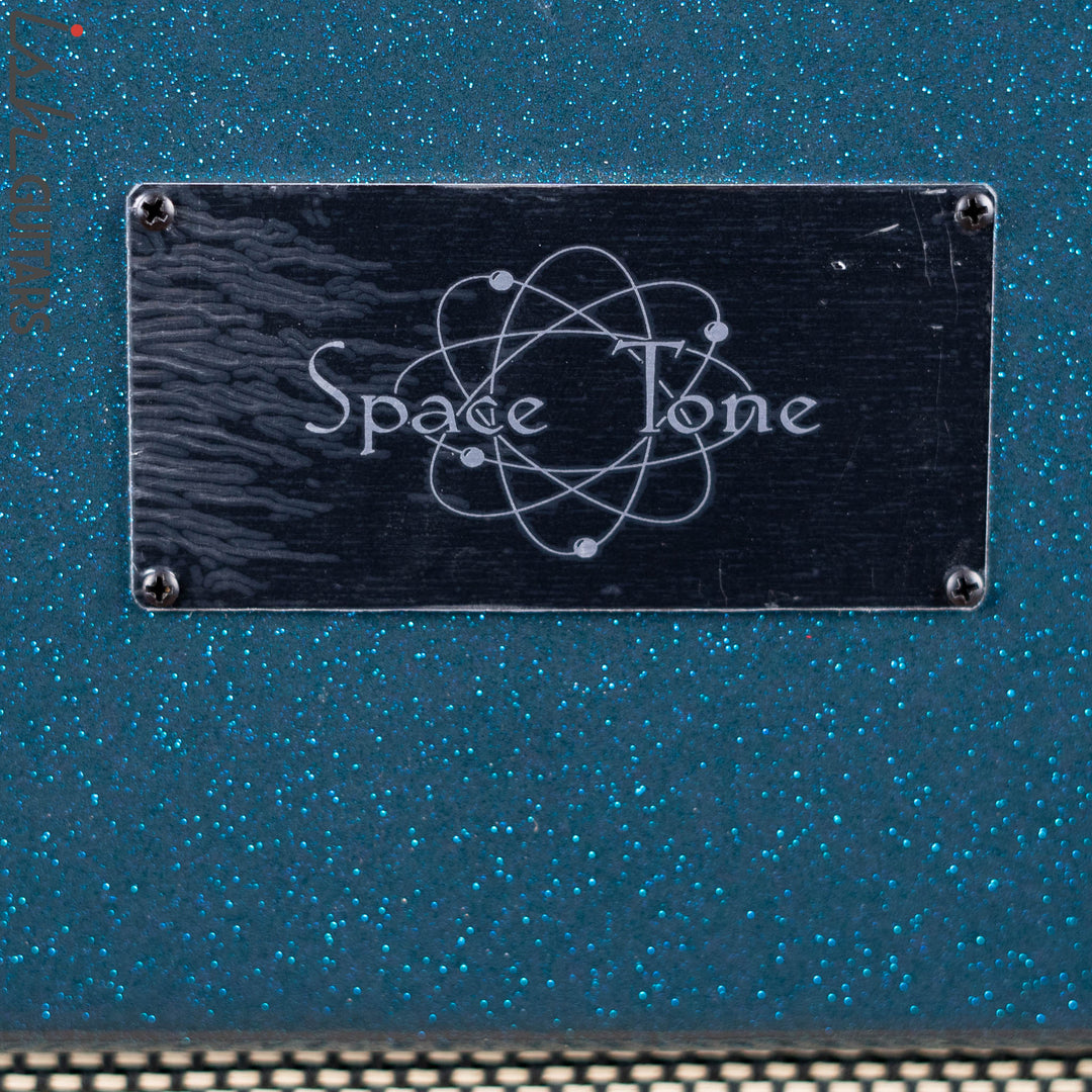 Swart Atomic Space Tone Combo Amplifier Ocean Sparkle w/ Salt and Pepper Grill Cloth