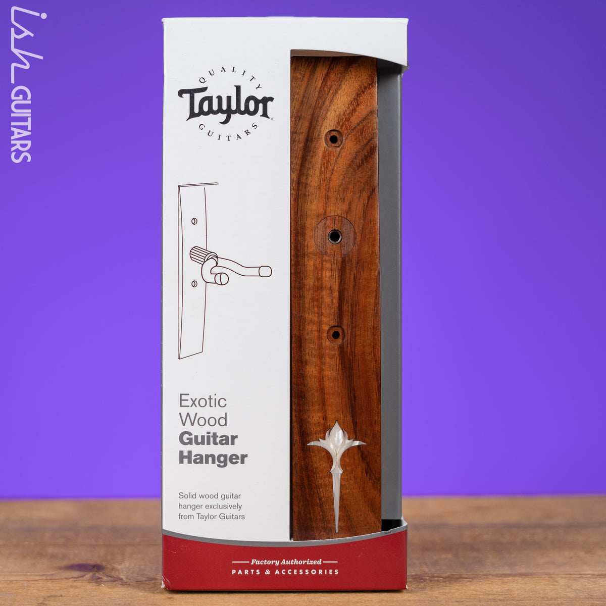 Taylor Nouveau Guitar Hanger - Koa, Acrylic Inlay – Ish Guitars
