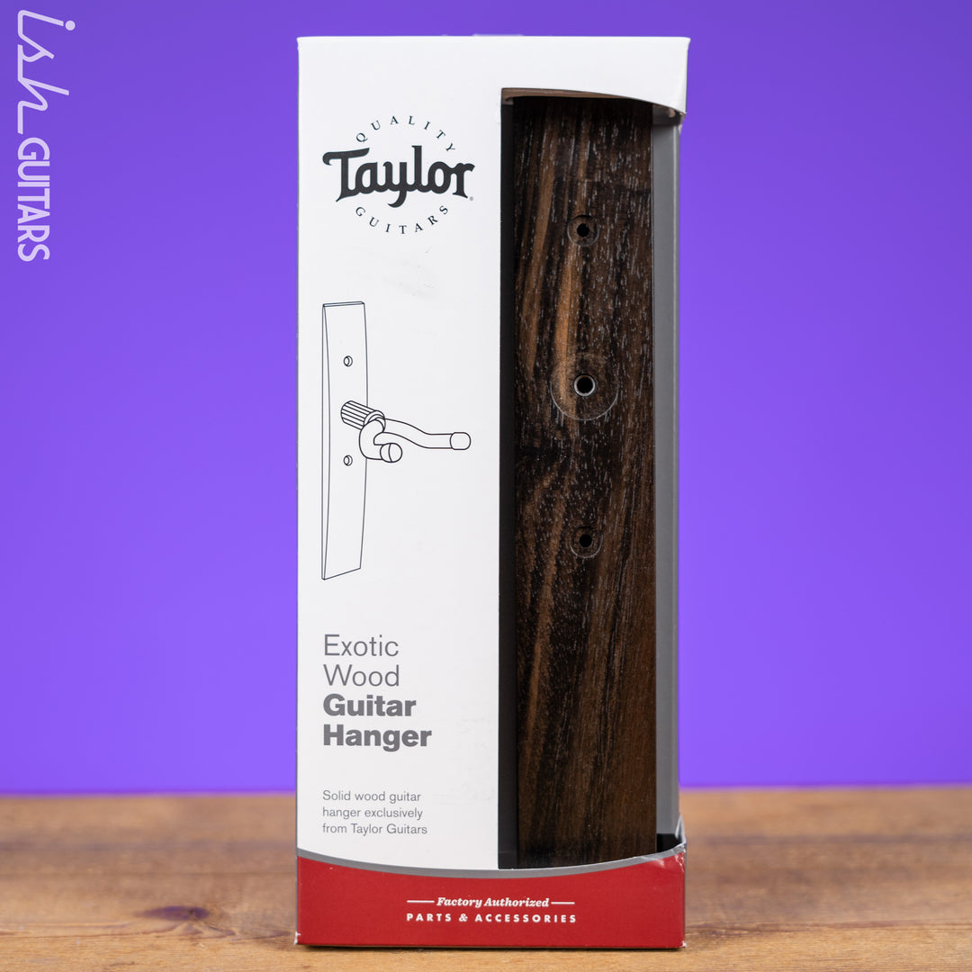 Taylor Guitar Wall Hanger - Ebony, No Inlay