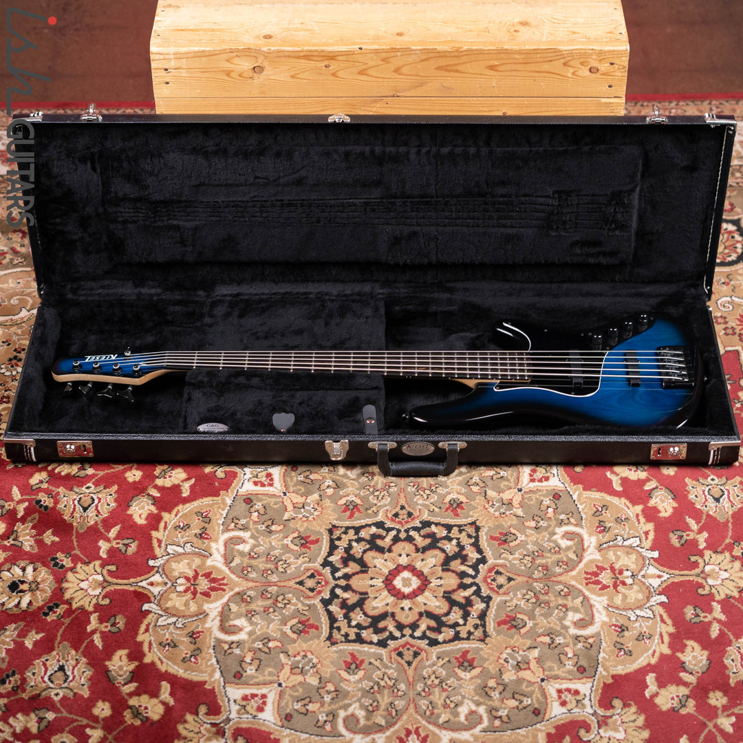 Kiesel JB-5 5-String Bass Trans Blue