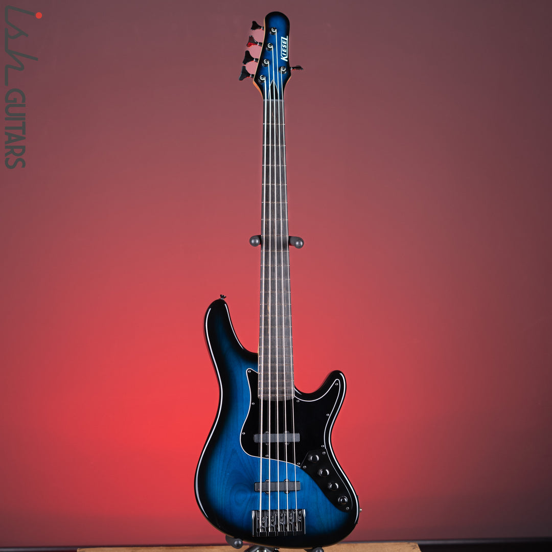 Kiesel JB-5 5-String Bass Trans Blue