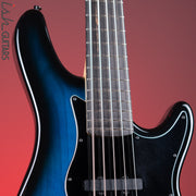 Kiesel JB-5 5-String Bass Trans Blue