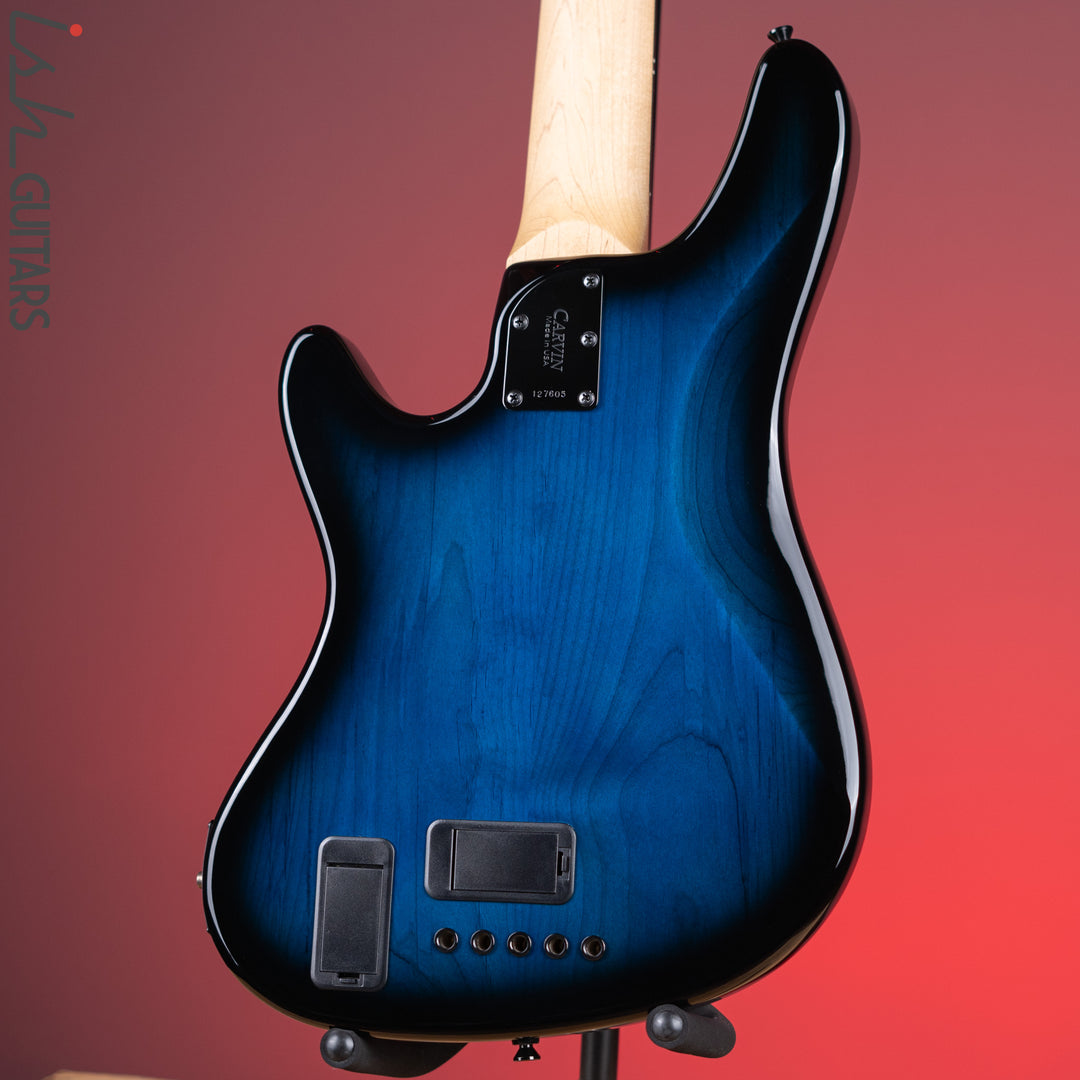 Kiesel JB-5 5-String Bass Trans Blue