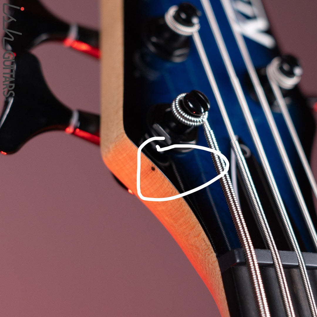 Kiesel JB-5 5-String Bass Trans Blue