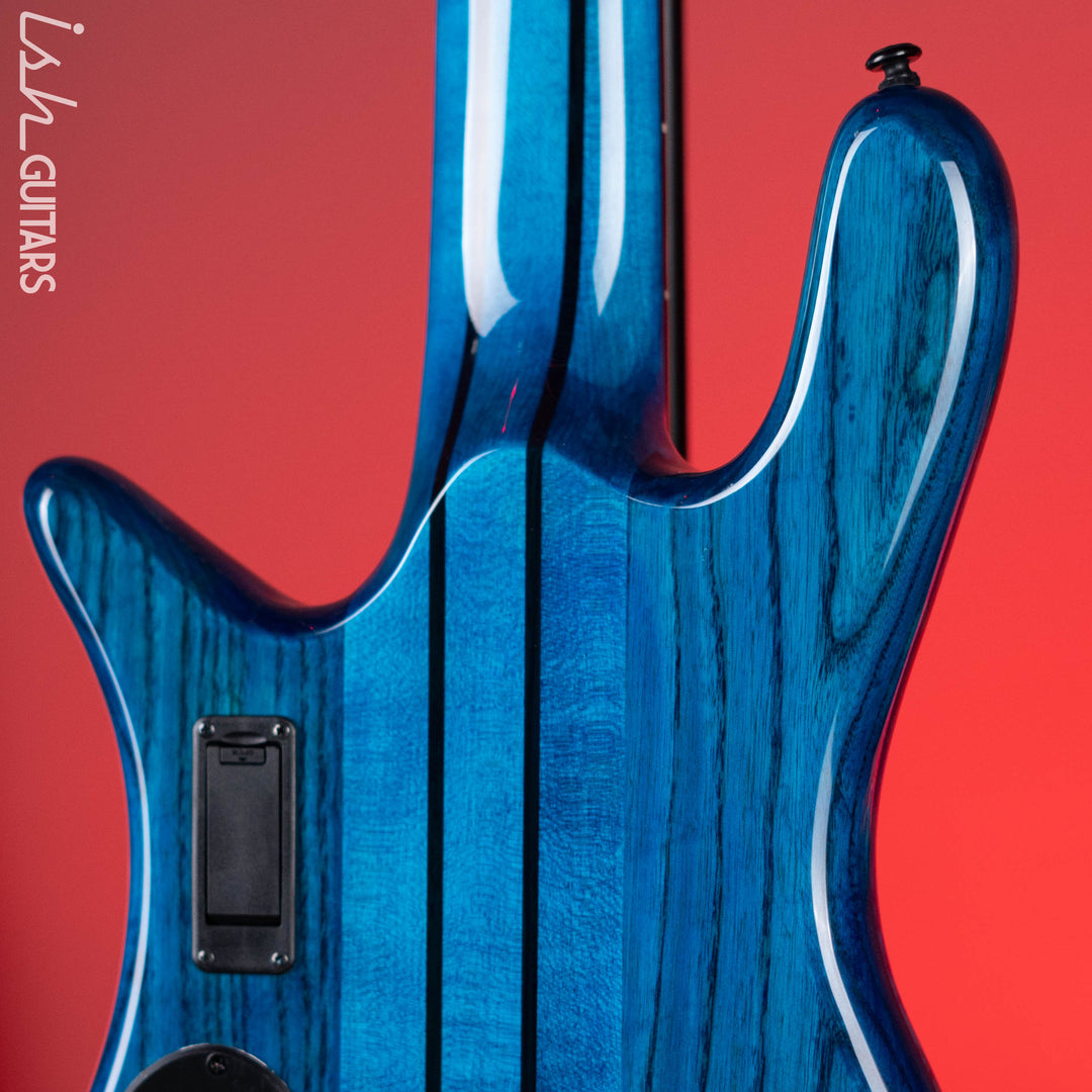 Spector NS Dimension 5 Multiscale Bass Black and Blue Gloss