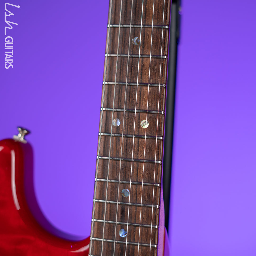 2012 Fender Custom Shop DLX Stratocaster Candy Red Quilt