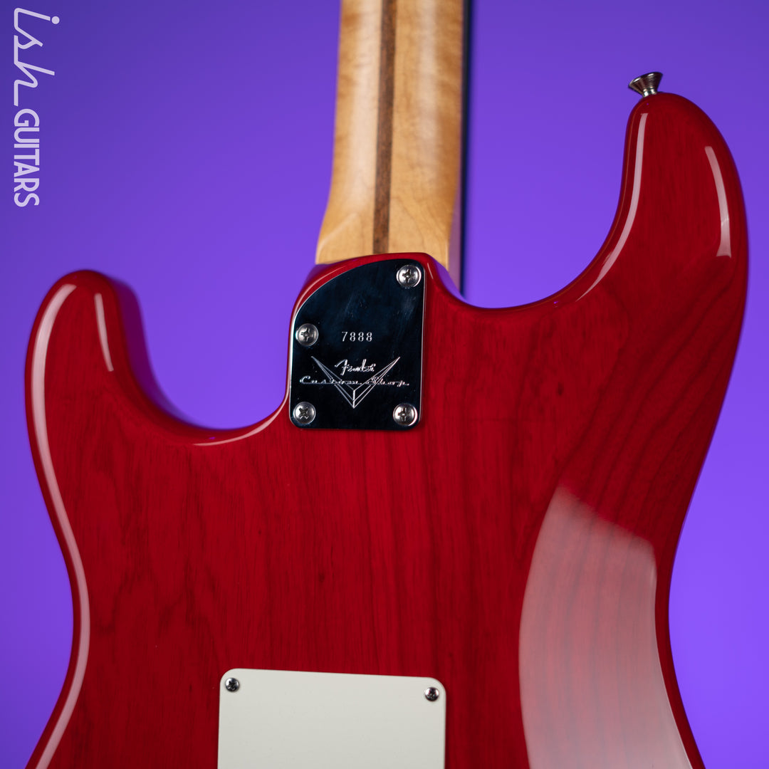 2012 Fender Custom Shop DLX Stratocaster Candy Red Quilt