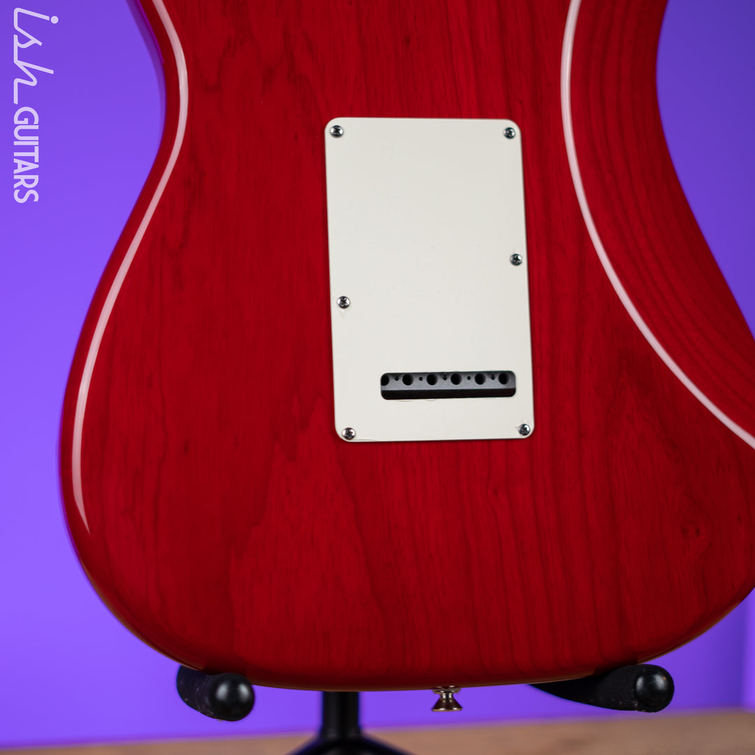 2012 Fender Custom Shop DLX Stratocaster Candy Red Quilt