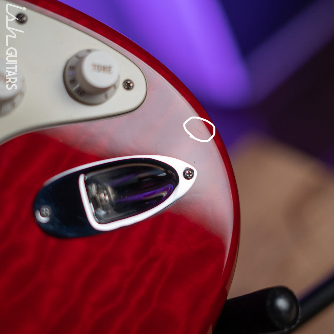 2012 Fender Custom Shop DLX Stratocaster Candy Red Quilt