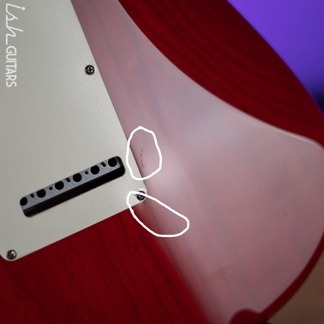 2012 Fender Custom Shop DLX Stratocaster Candy Red Quilt
