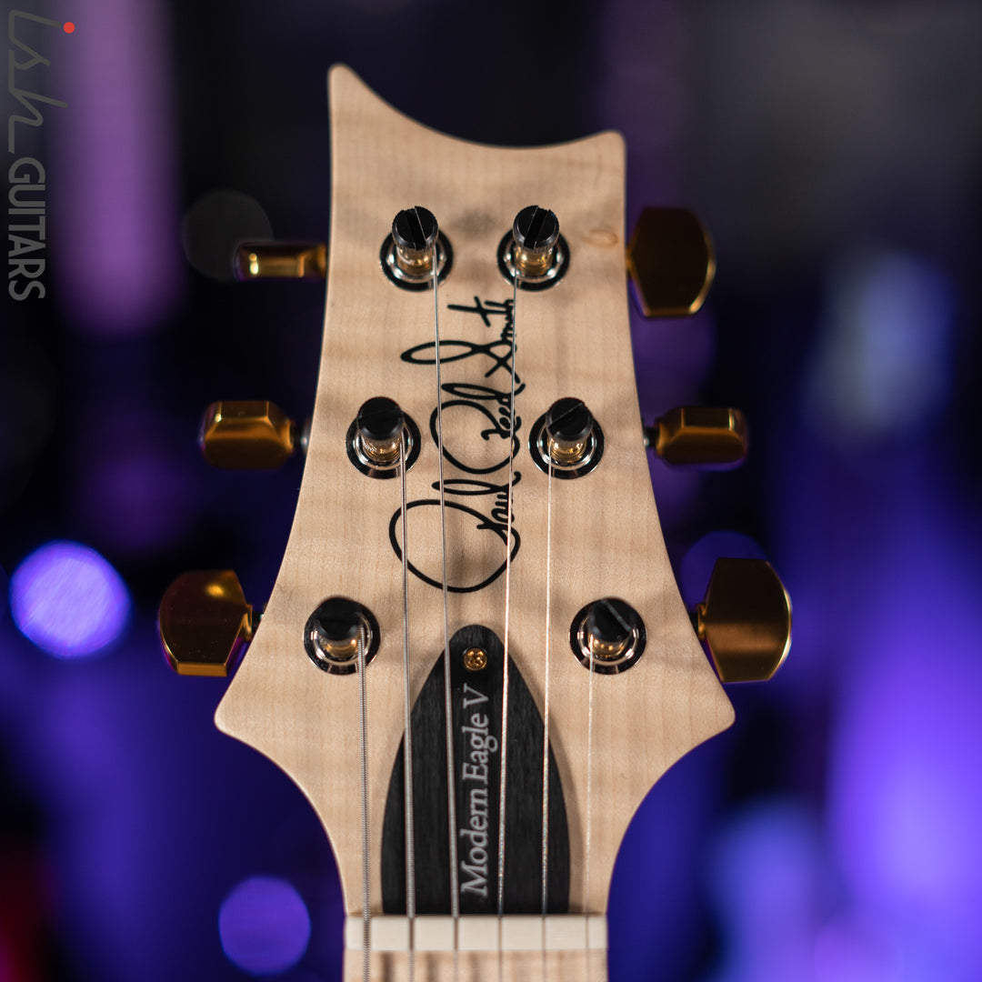 PRS Wood Library Modern Eagle V Satin Opaque Black