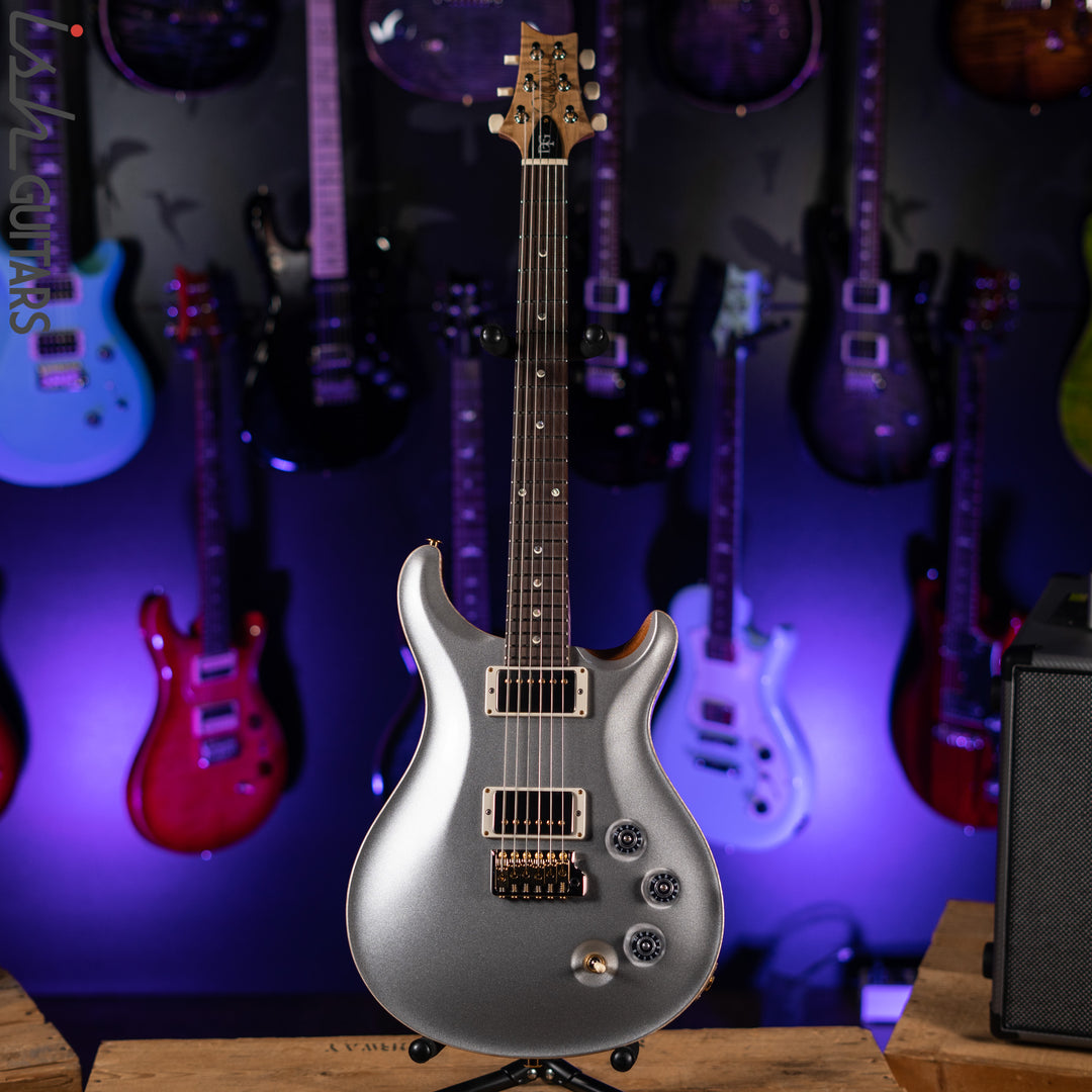 2021 PRS Wood Library DGT Figured Maple Neck Platinum Satin
