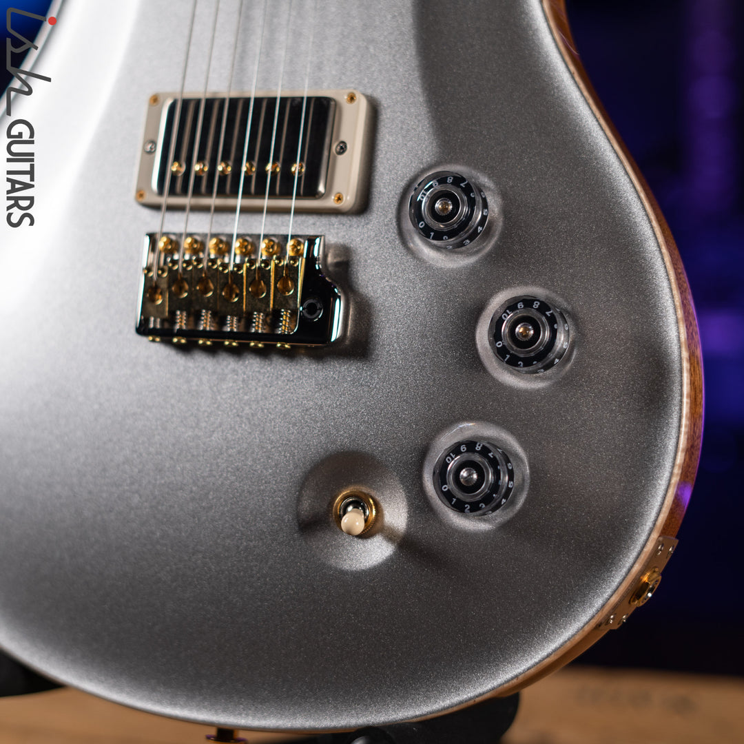 2021 PRS Wood Library DGT Figured Maple Neck Platinum Satin
