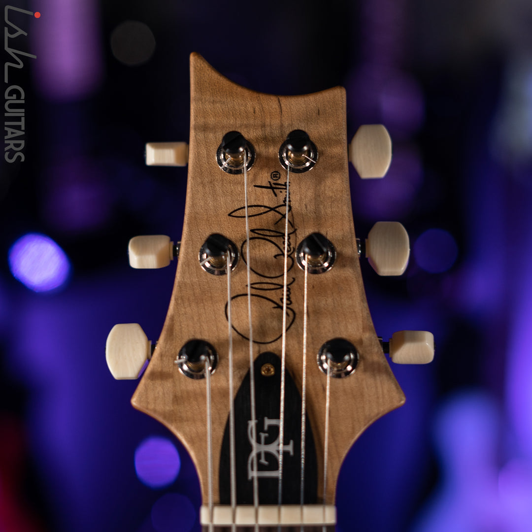 2021 PRS Wood Library DGT Figured Maple Neck Platinum Satin