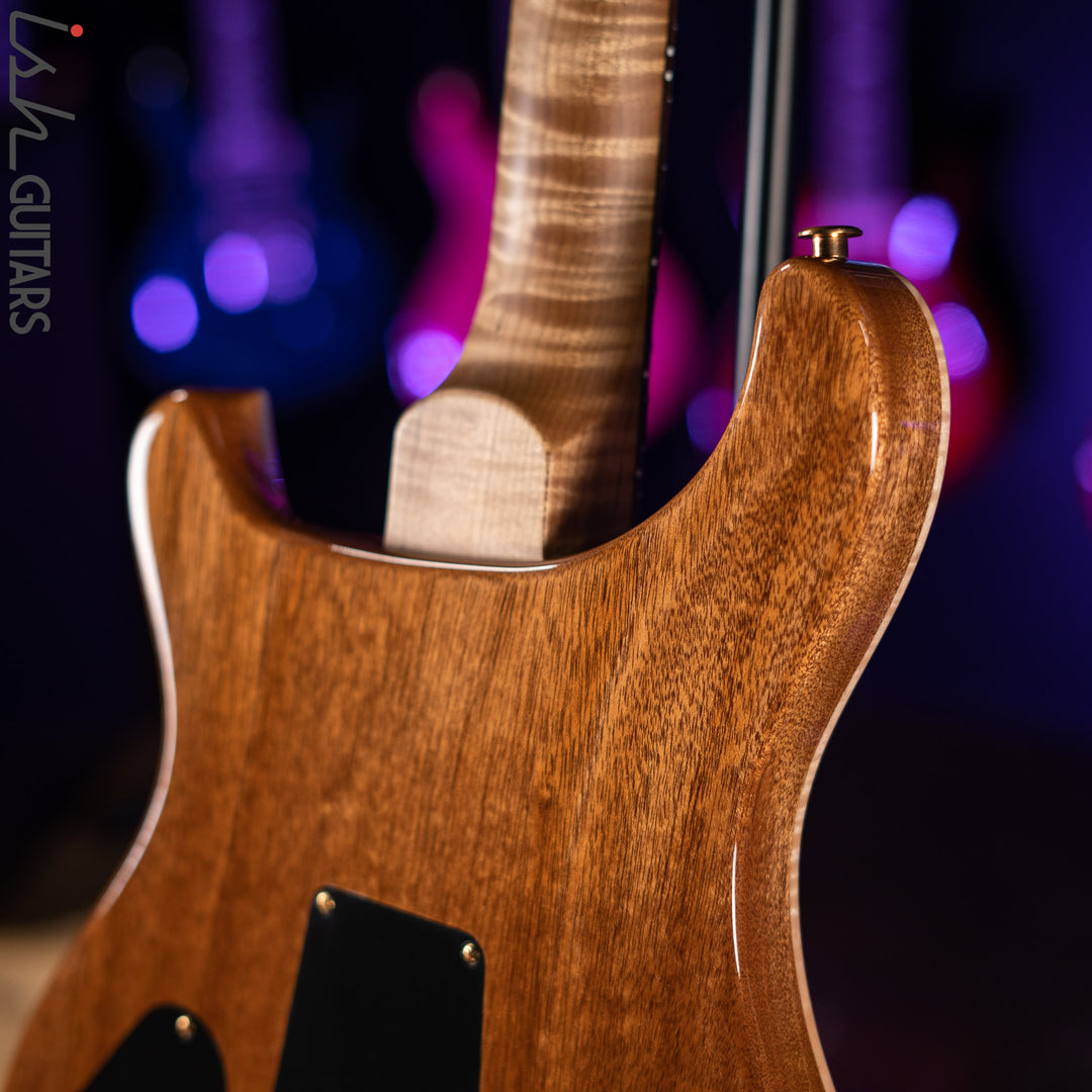 2021 PRS Wood Library DGT Figured Maple Neck Platinum Satin