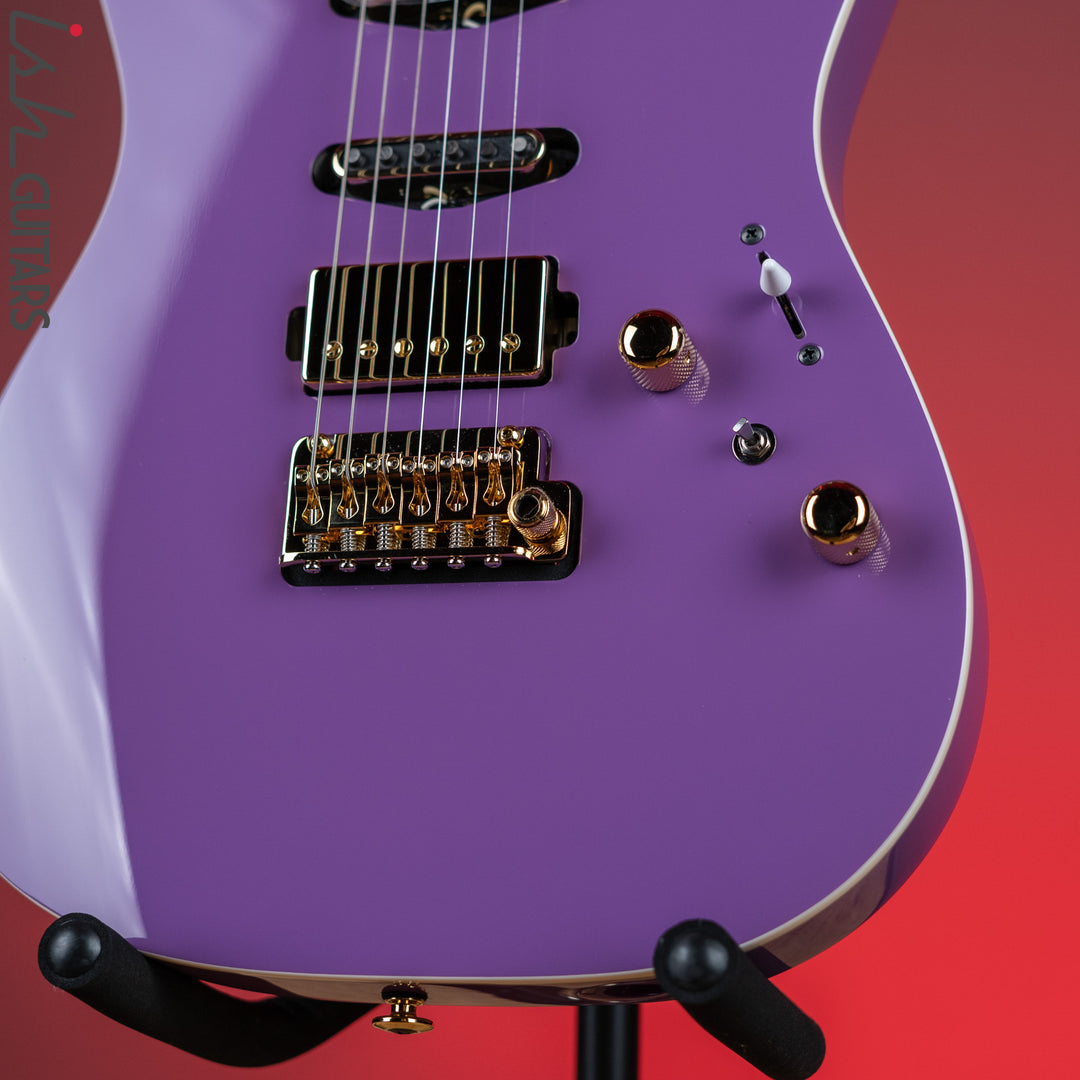 Ibanez Prestige LB1 Lari Basilio Signature Guitar Violet Demo