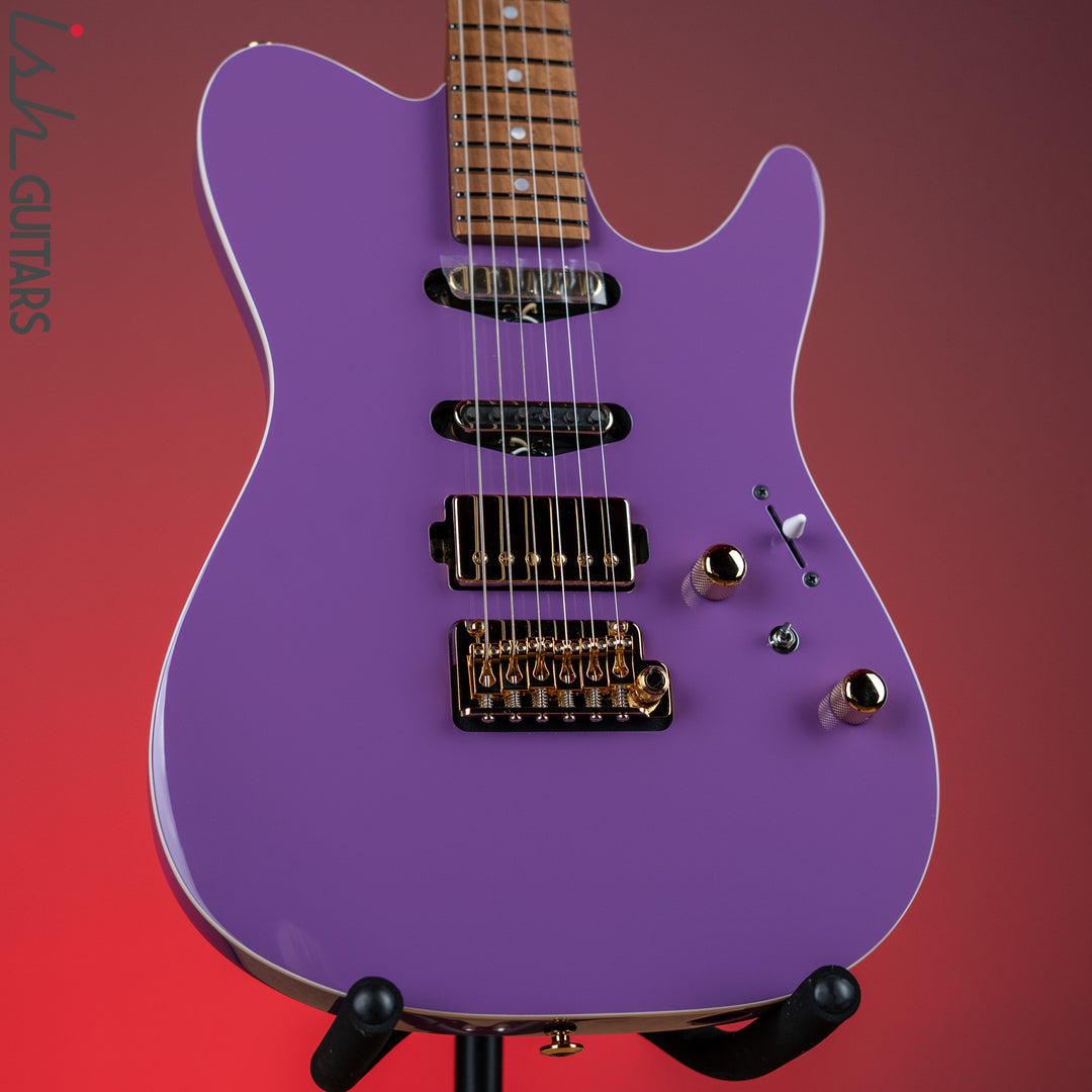 Ibanez Prestige LB1 Lari Basilio Signature Guitar Violet Demo