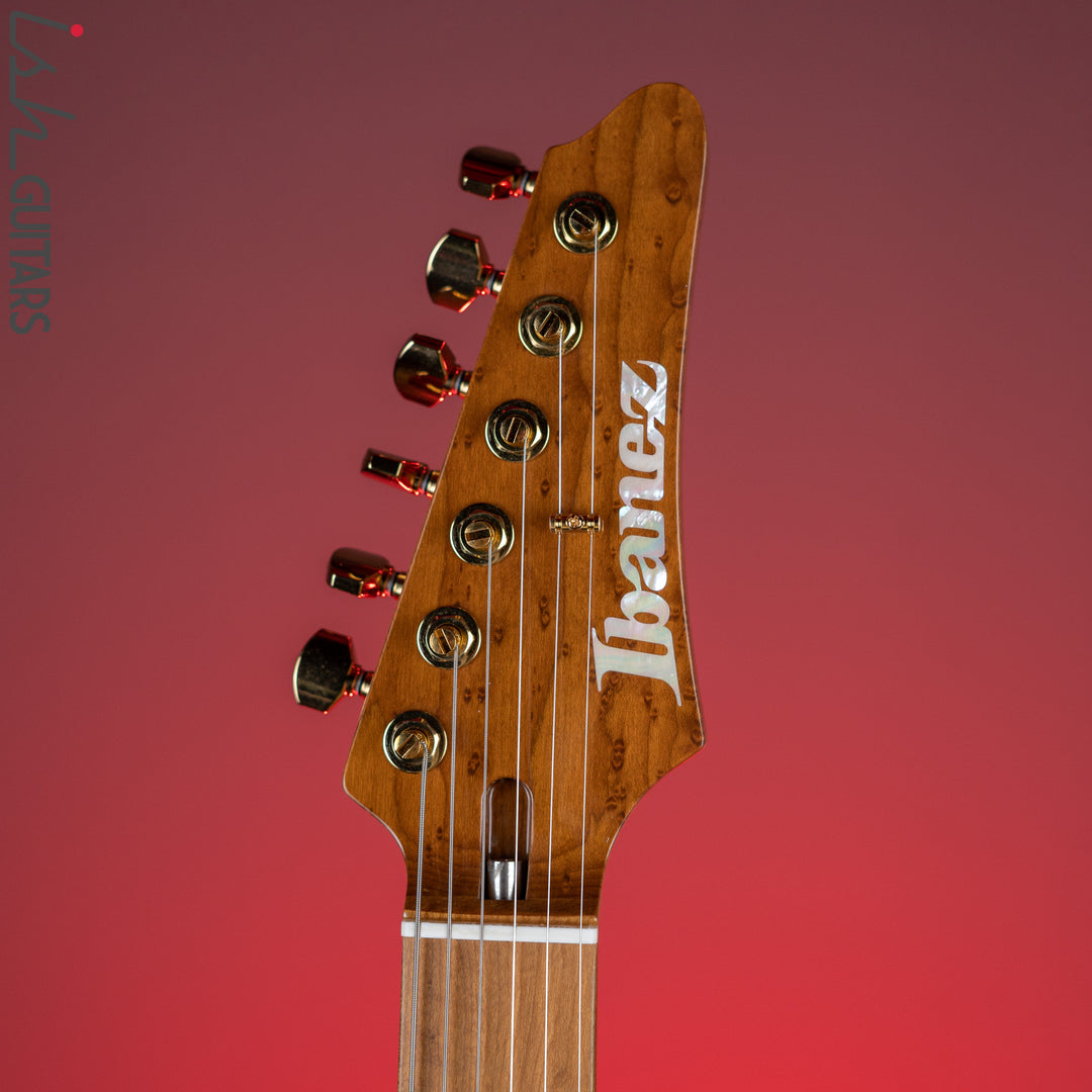 Ibanez Prestige LB1 Lari Basilio Signature Guitar Violet Demo