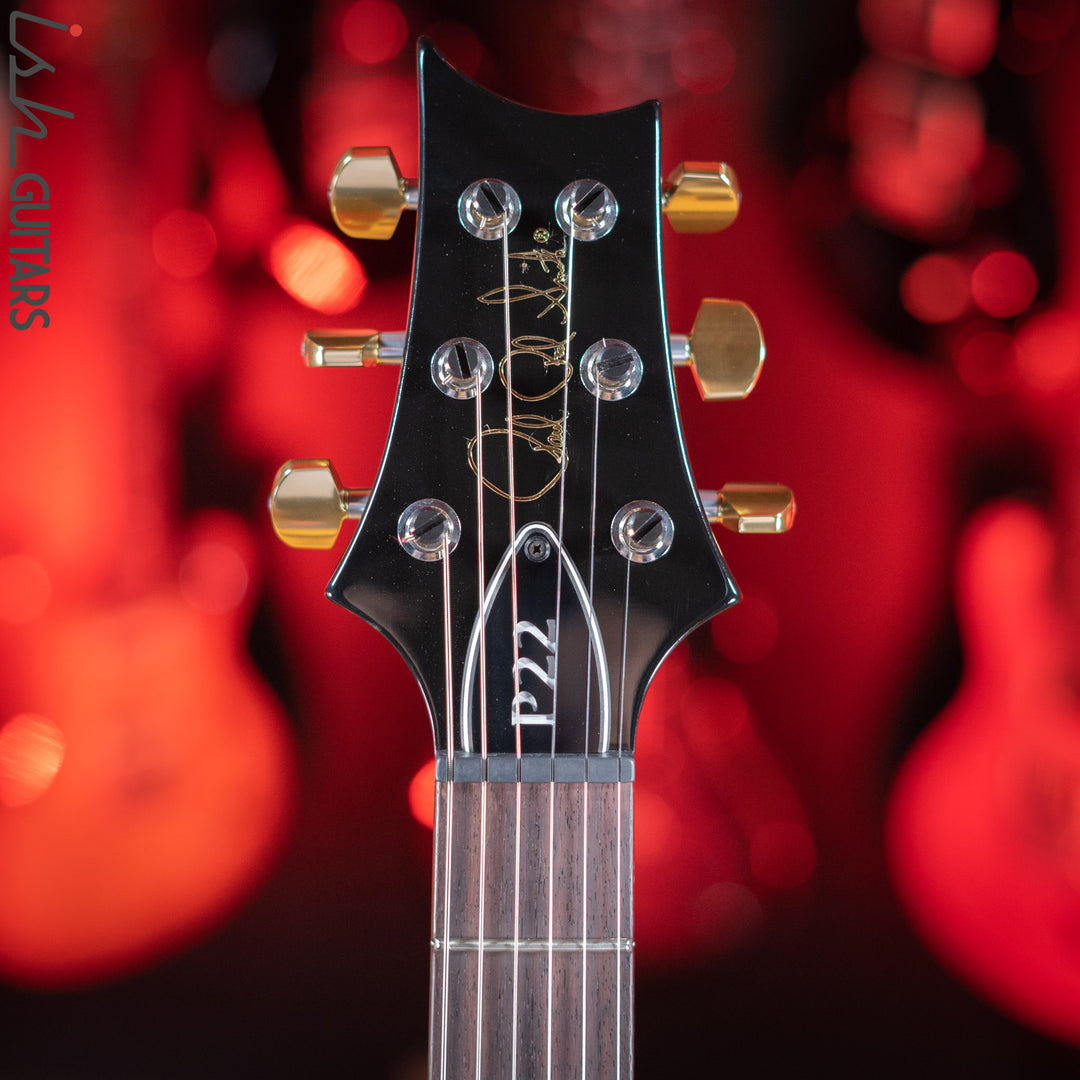 2012 PRS P22 Piezo Electric Guitar 10 Top Purple Hazel