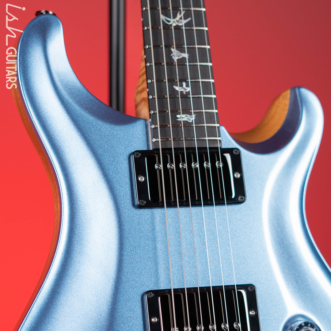 2022 PRS Wood Library DGT Frost Blue Metallic