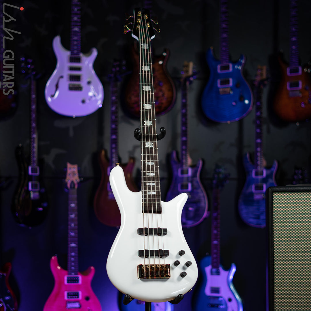 Spector Euro 5 Classic 5-String Bass White Gloss Demo