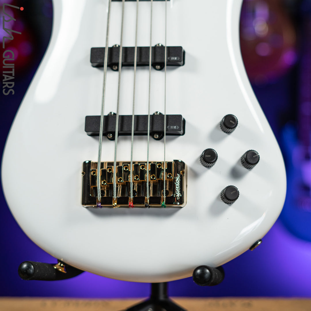 Spector Euro 5 Classic 5-String Bass White Gloss Demo