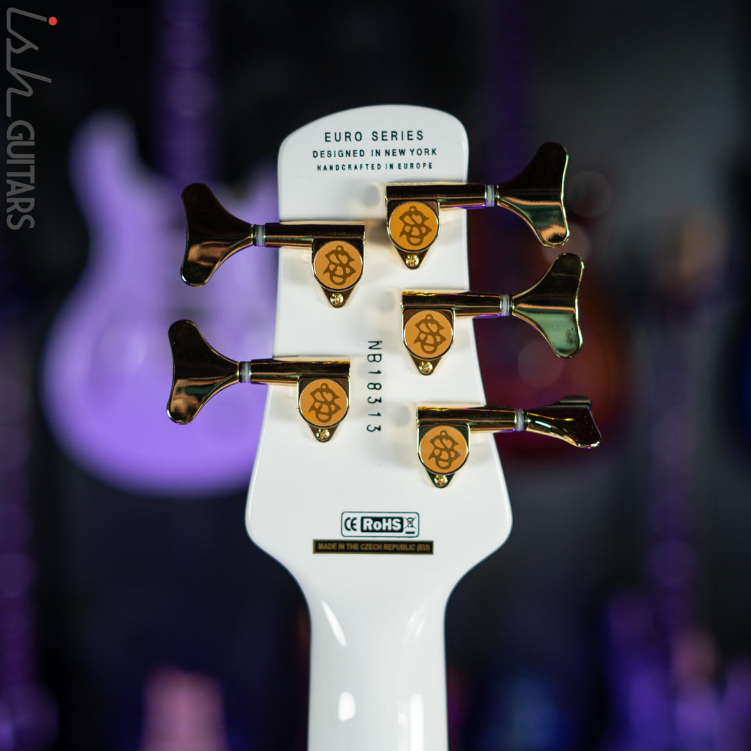 Spector Euro 5 Classic 5-String Bass White Gloss Demo